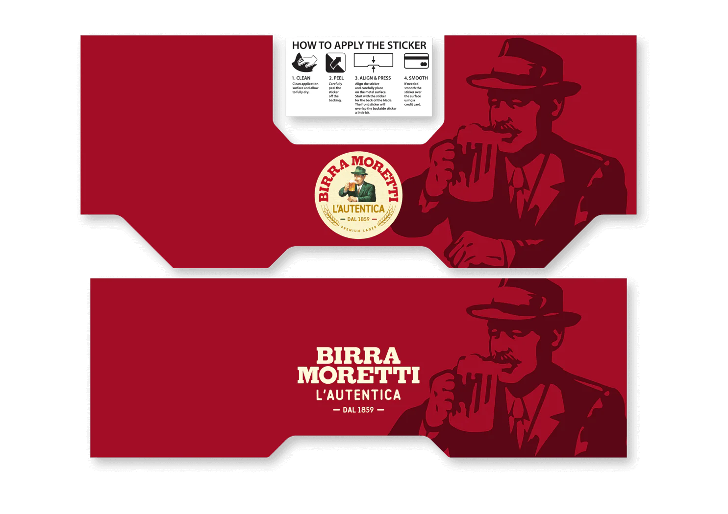 Birra Moretti BLADE Sticker