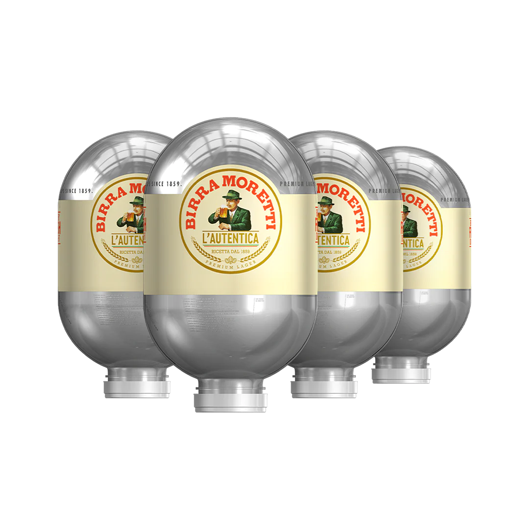 Birra Moretti l’Autentica Bundle - 4x 8L BLADE Kegs