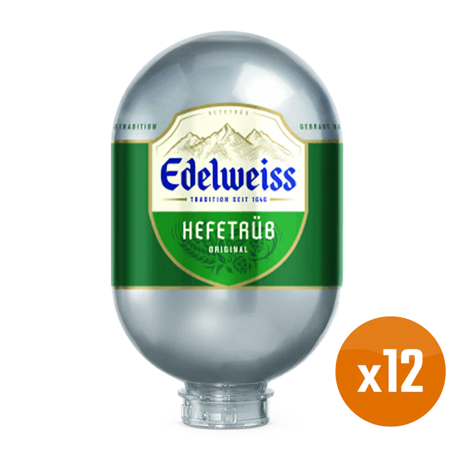 Edelweiss Hefetrüb Bundle - 12x 8L BLADE Kegs