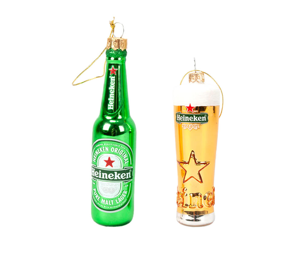 Heineken Christmas Bauble Set