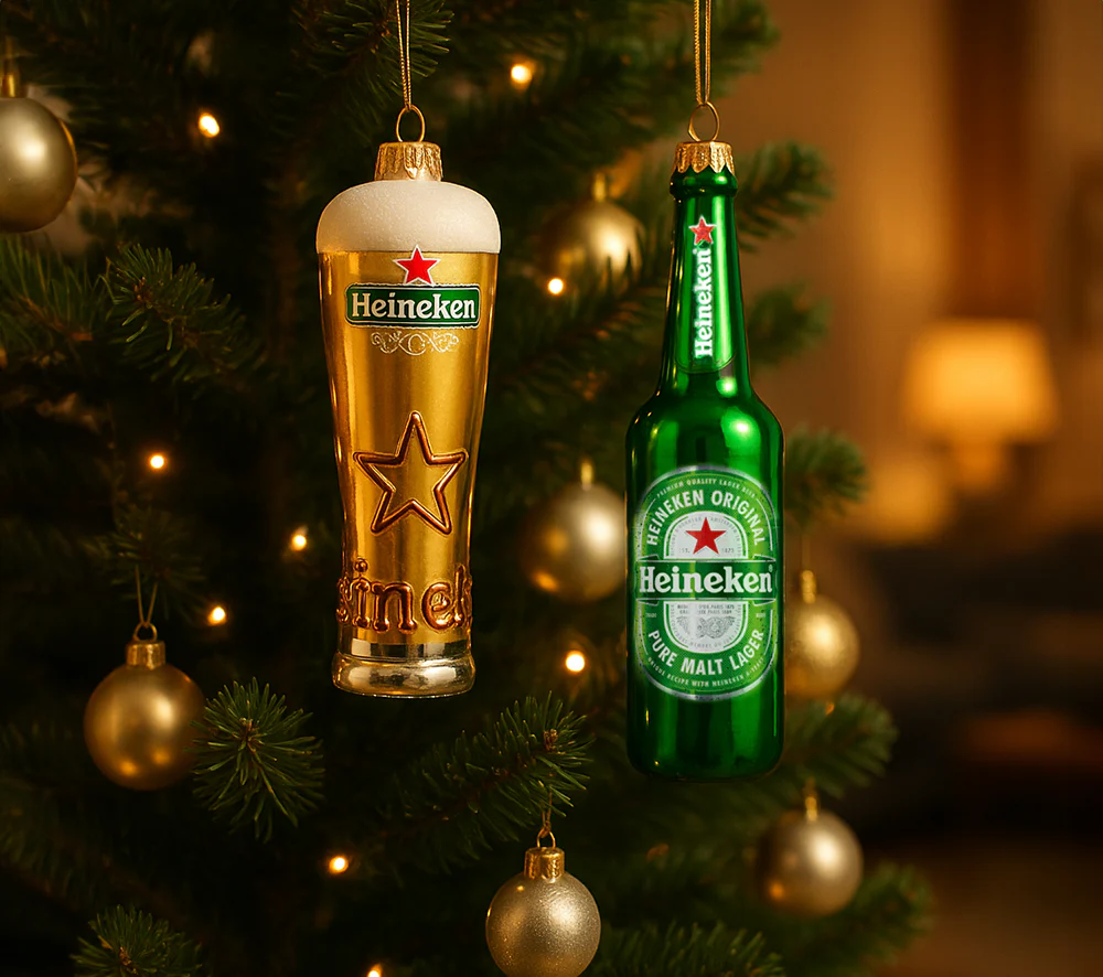 Heineken Christmas Bauble Set - Image 2