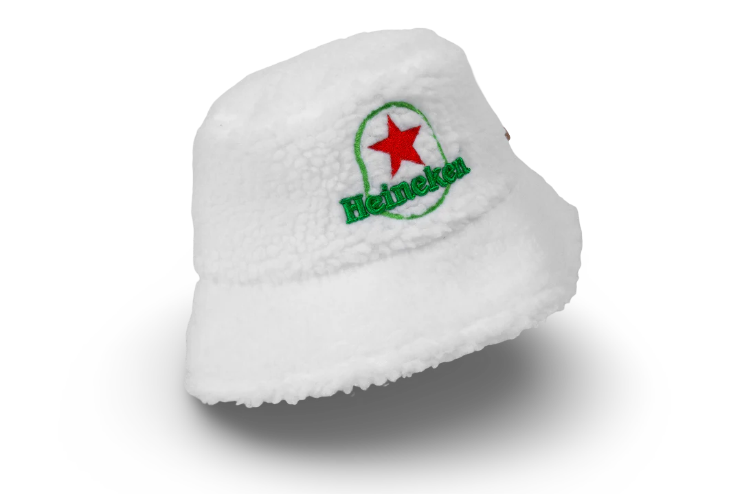 Heineken Winter Bucket Hat (White)