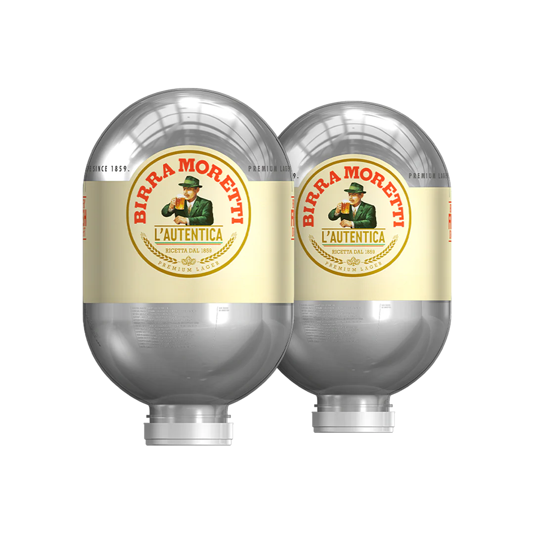 Birra Moretti l’Autentica Bundle - 2x 8L BLADE Kegs